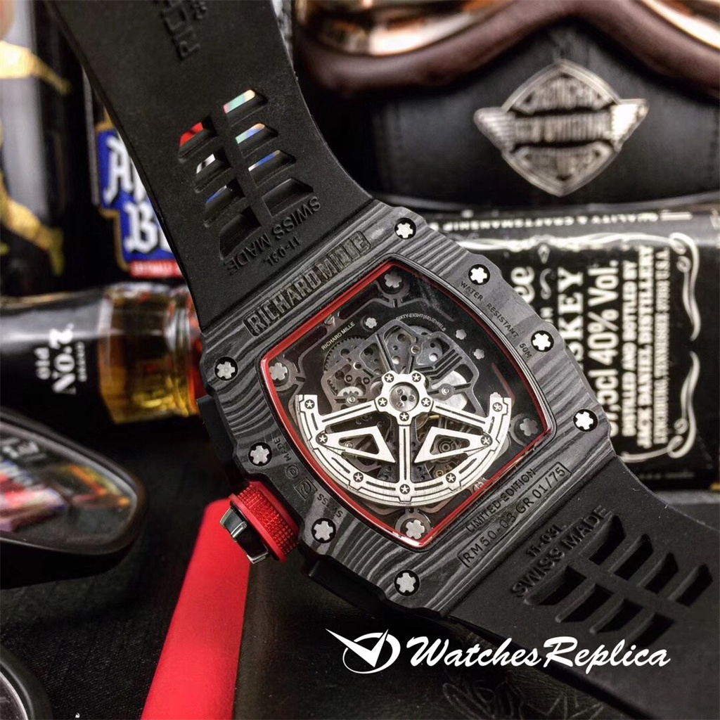 1 1 Richard Mille RM011 Serie Carbon Fibre Upgrade V2 Version